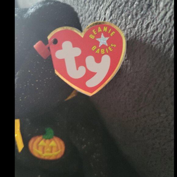 TY Beanie Baby HAUNT the HALLOWEEN BEAR - Picture 2 of 7